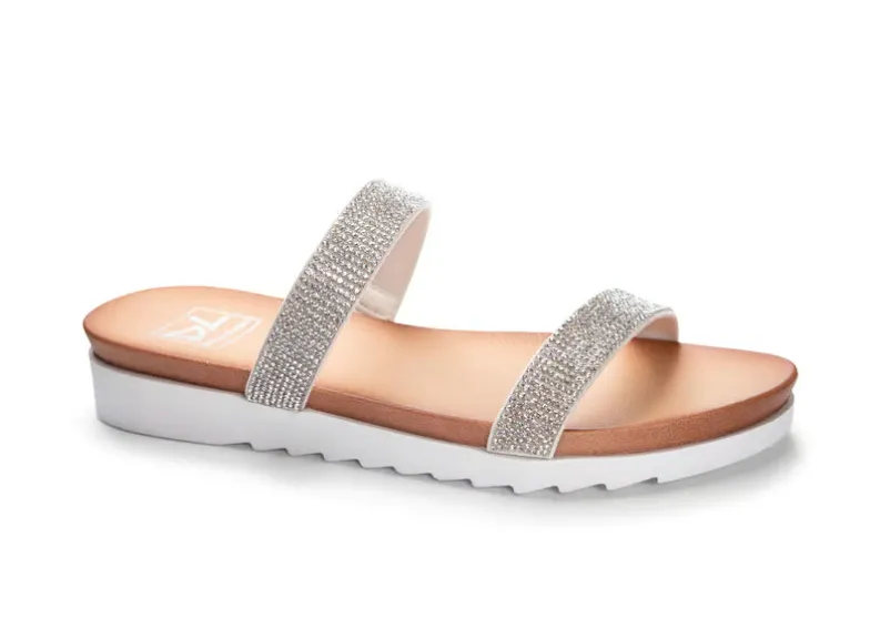 Champagne Stone Crystal Sandal