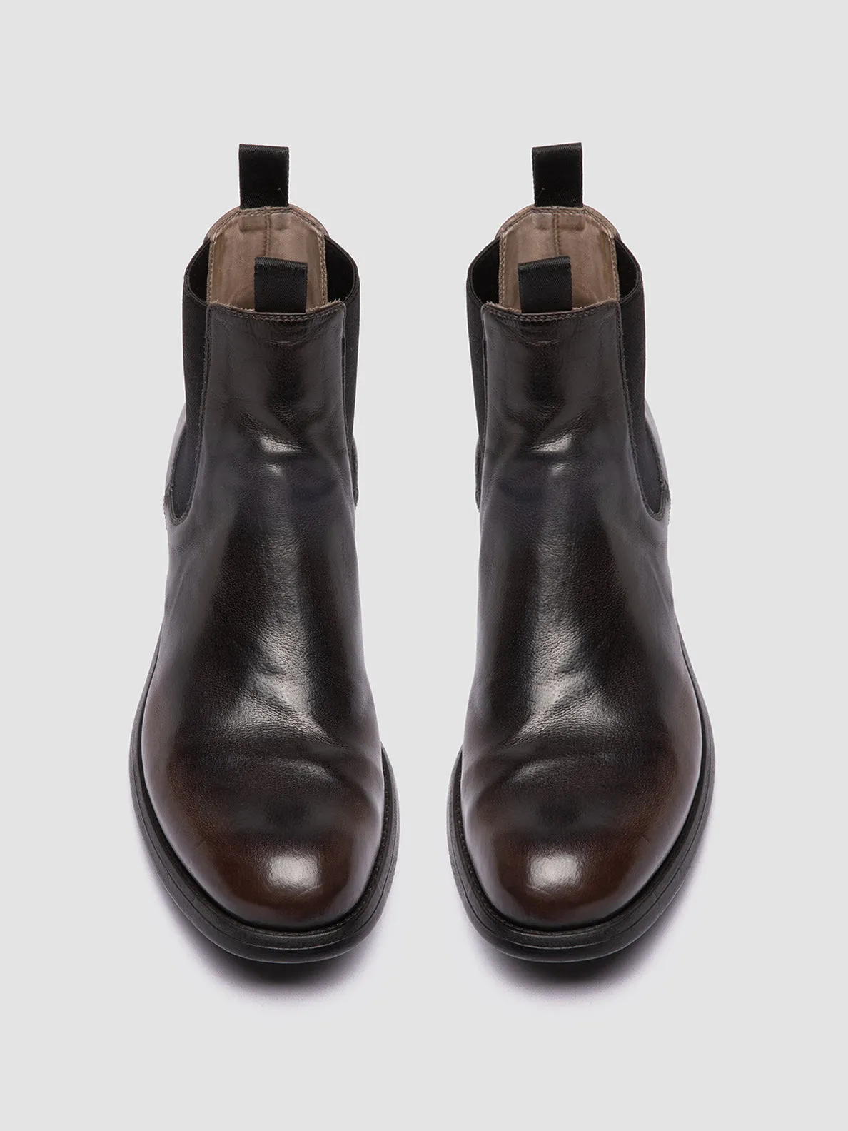CHRONICLE 002 - Black and Brown Leather Chelsea Boots