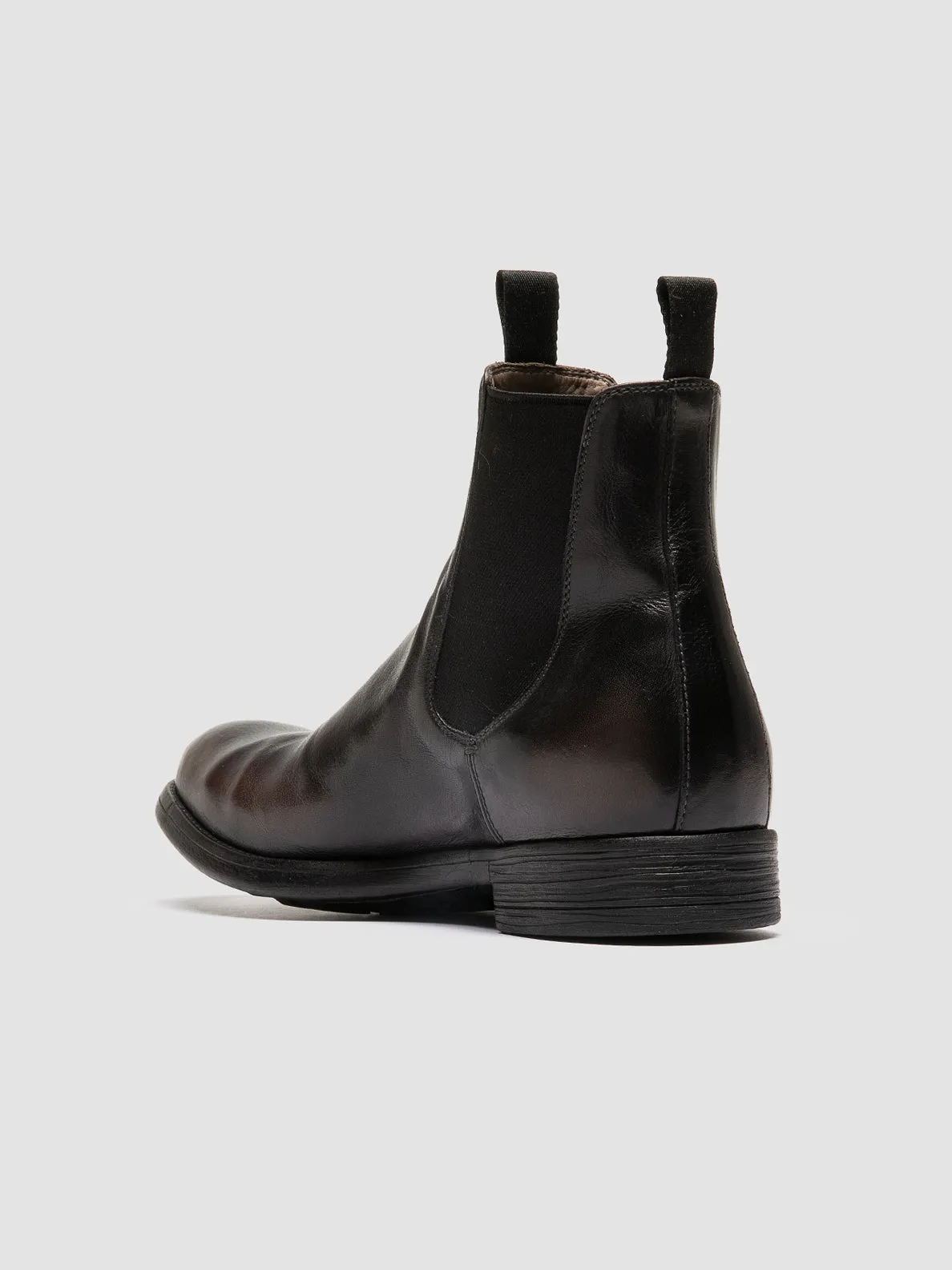 CHRONICLE 002 - Black and Brown Leather Chelsea Boots