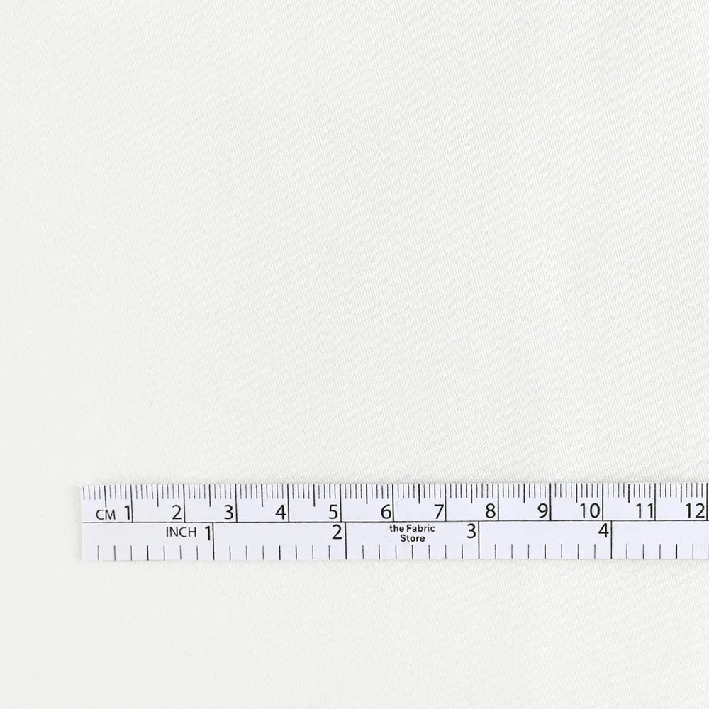 Heavyweight Cotton Sateen - Ivory (remnant)