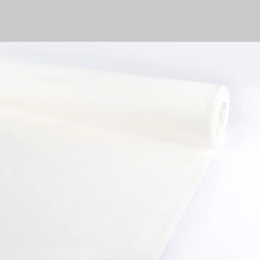 Heavyweight Cotton Sateen - Ivory (remnant)