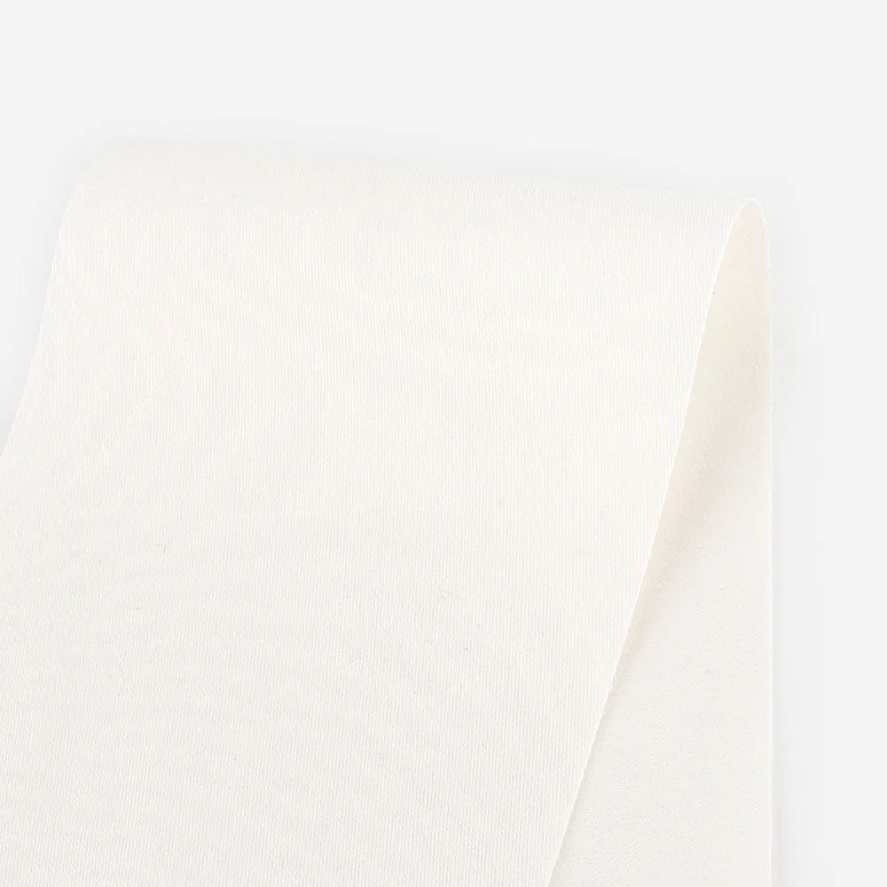 Heavyweight Cotton Sateen - Ivory (remnant)