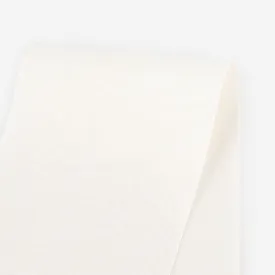 Heavyweight Cotton Sateen - Ivory (remnant)