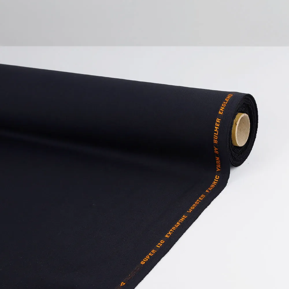 Poly / Wool Suiting - Navy (remnant)