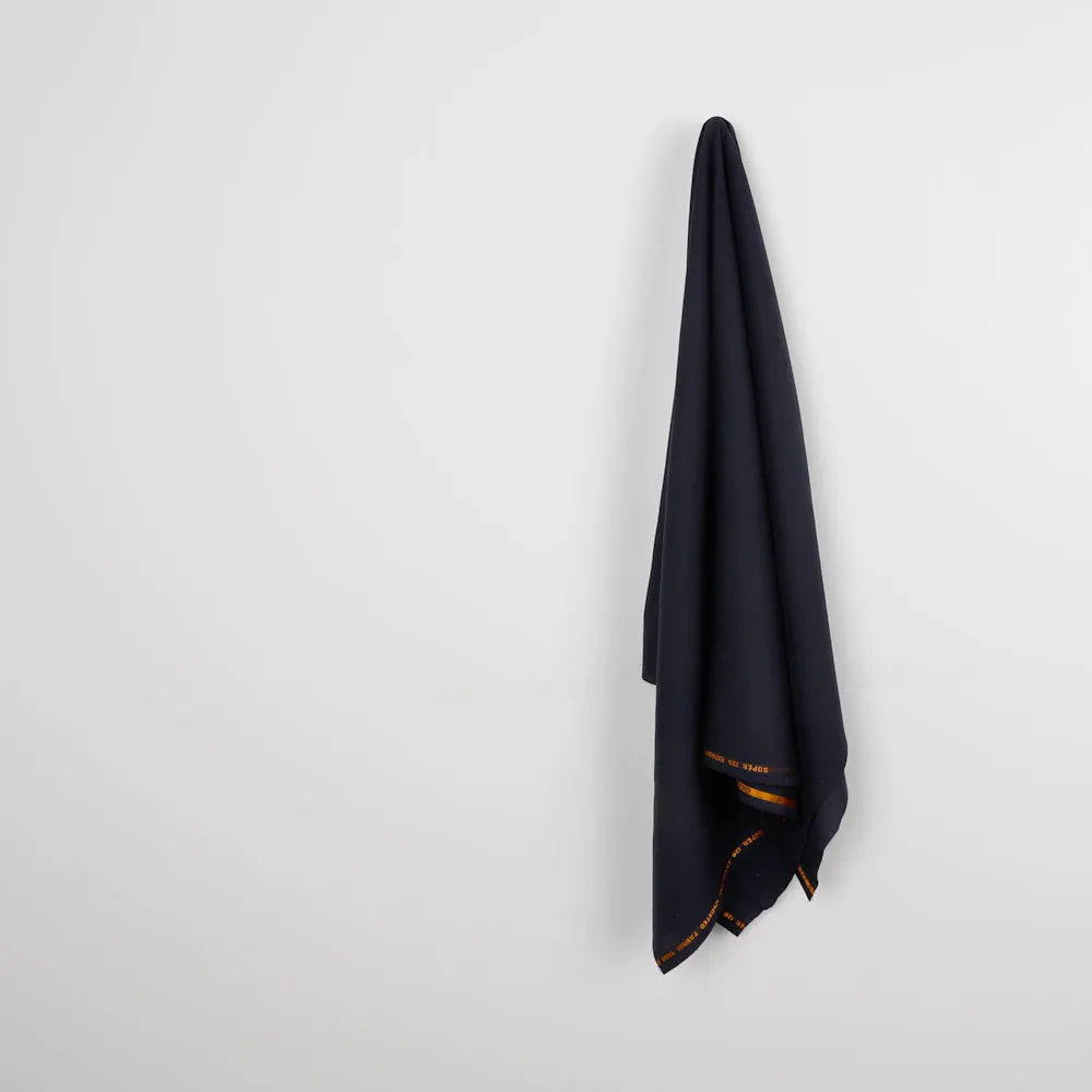 Poly / Wool Suiting - Navy (remnant)
