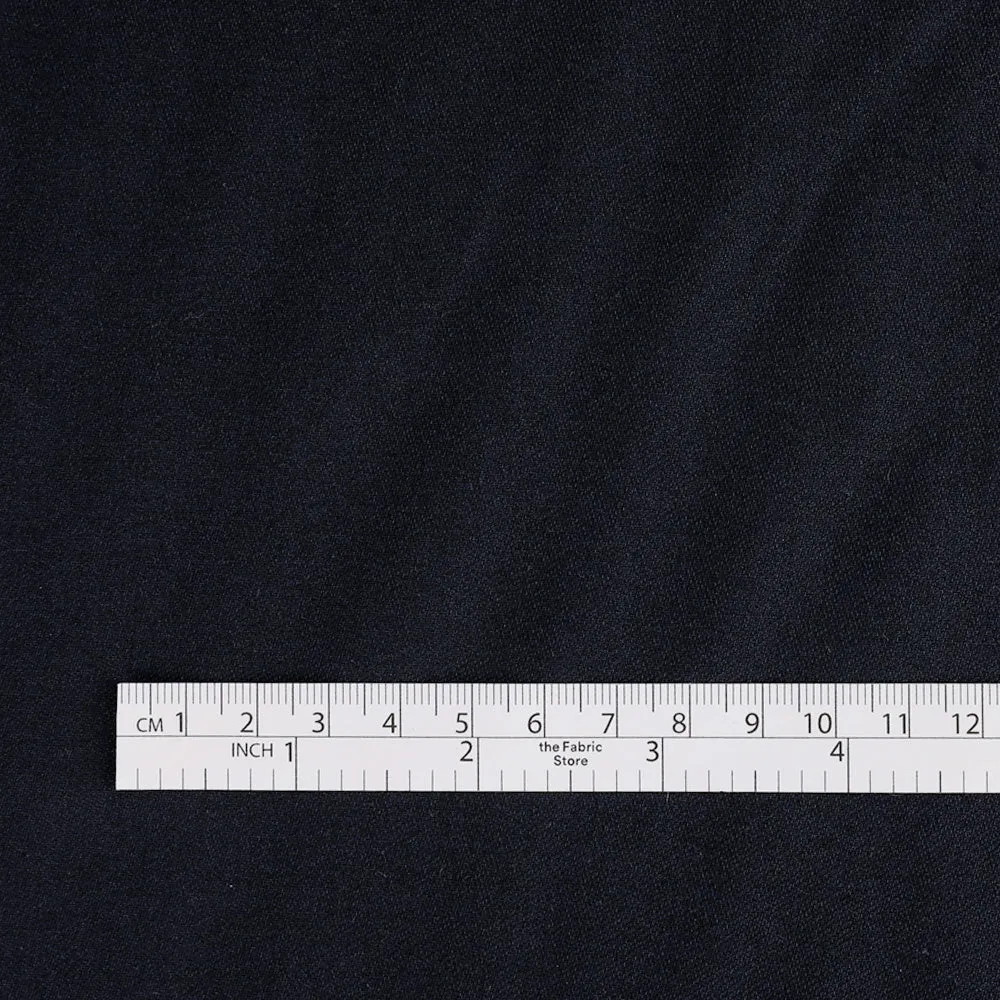 Poly / Wool Suiting - Navy (remnant)