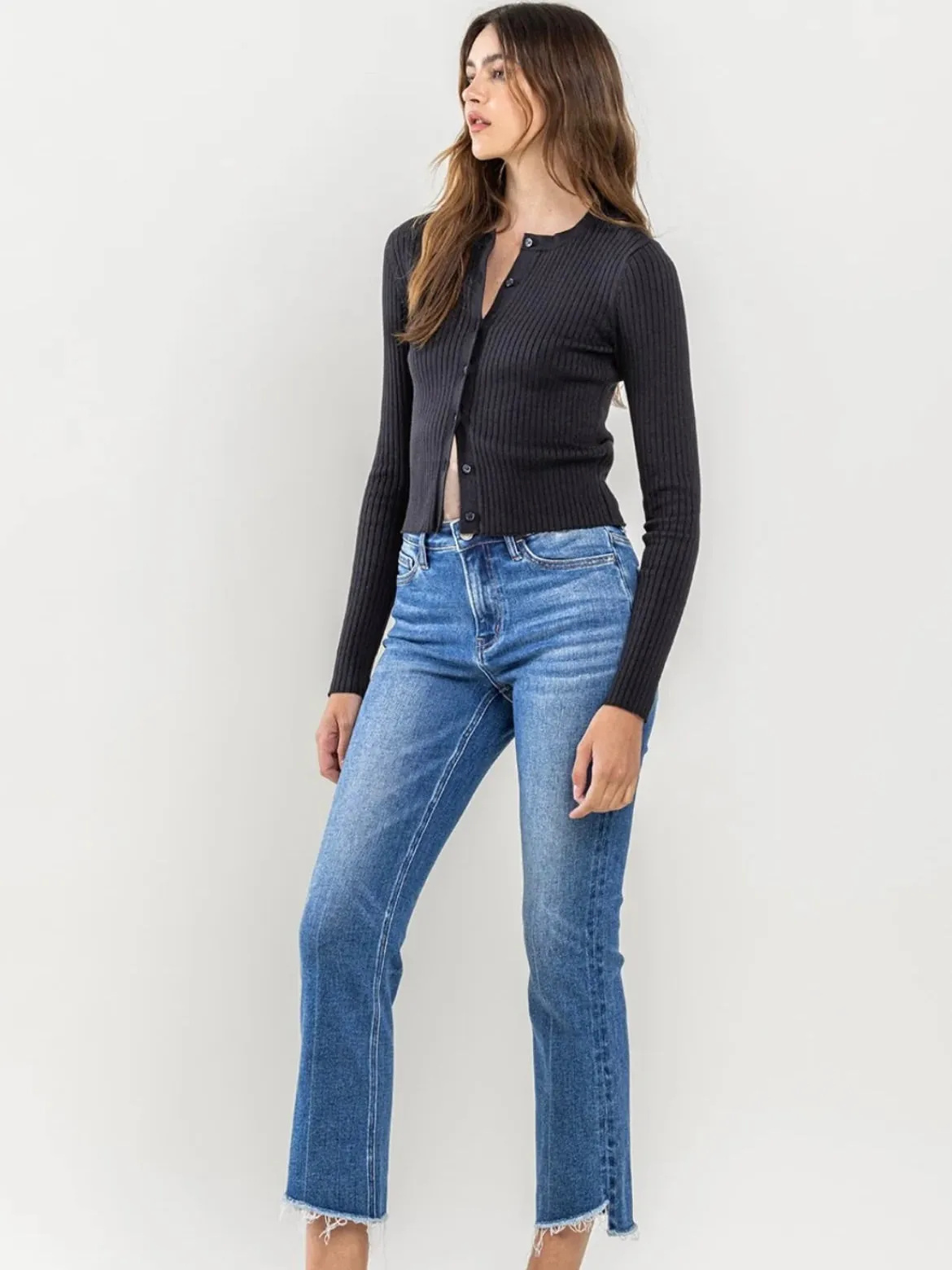 Vervet : Crop Kick Flare Jean